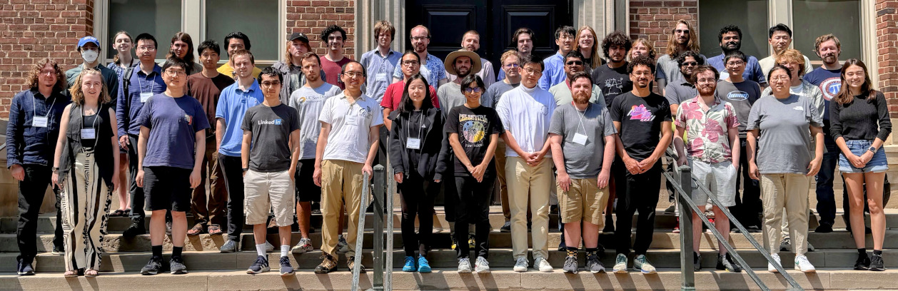 A group photo of some participants attending the School on Univalent Mathematics